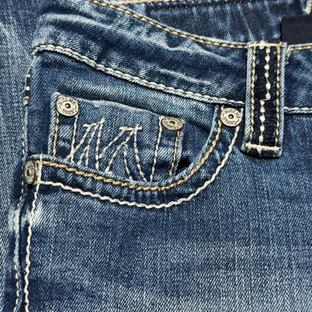 Miss Me The M Series Distressed Skinny Jeans Size 27 - Picture 4 of 8